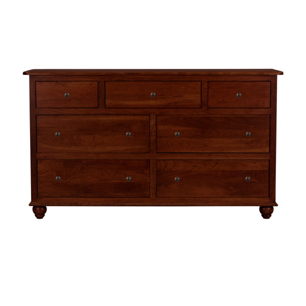 American Amish Furniture Norman 7 Drawer Dresser Wayfair